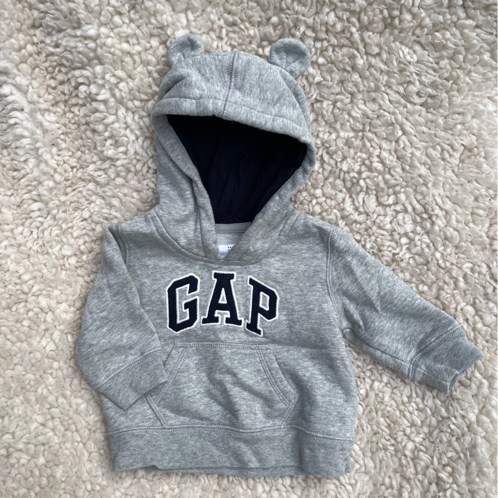 Baby Gap Bear Logo Hoodie